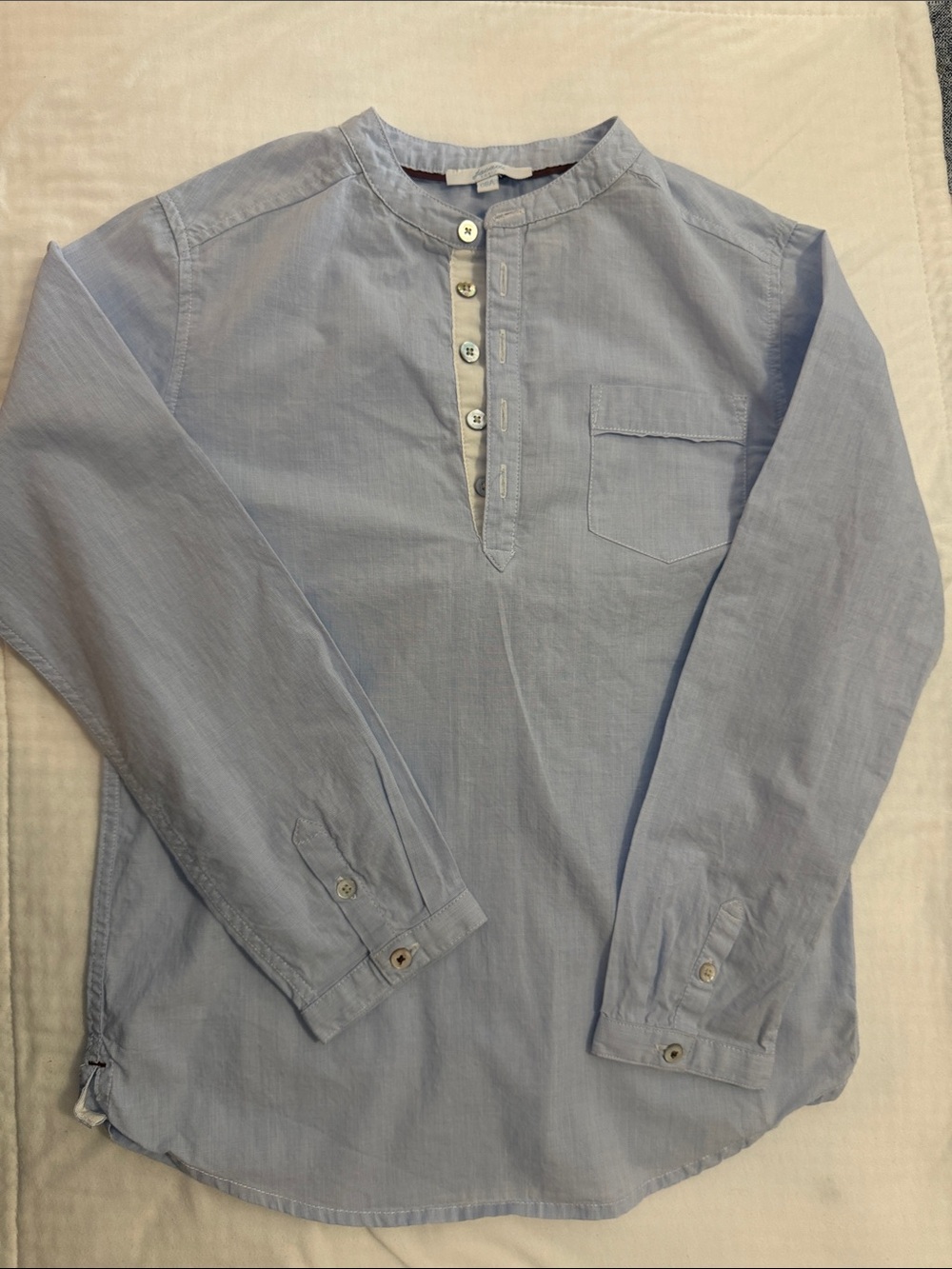 Light Blue Kid’s Jacadi Shirt